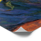 La Clownesse Cha-U-Kao van Toulouse Lautrec Poster (Hoek)