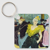 La Clownesse Cha-U-Kao van Toulouse Lautrec Sleutelhanger (Voorkant)