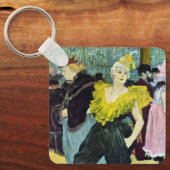 La Clownesse Cha-U-Kao van Toulouse Lautrec Sleutelhanger (Voorkant)