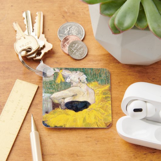 La Clownesse Cha-U-Kao van Toulouse Lautrec Sleutelhanger (Bureau)