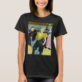 La Clownesse Cha-U-Kao van Toulouse Lautrec T-shirt (Voorkant)