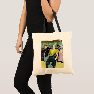 La Clownesse Cha-U-Kao van Toulouse Lautrec Tote Bag