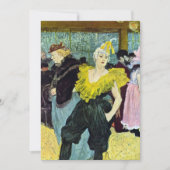 La Clownesse (Clown) Cha-U-Kao door Toulouse Lautr (Voorkant)