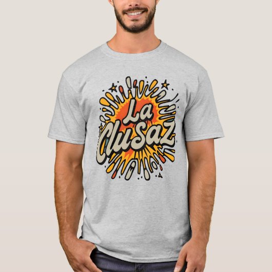 La Clusaz: De typische Franse alpine ontsnapping T-shirt (Voorkant)