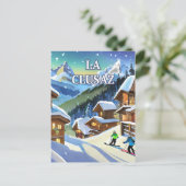 La Clusaz (film) Briefkaart (Staand voorkant)