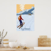 La Clusaz Skigebied Reisposter Poster (Keuken)