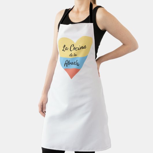 La Cocina de la Abuela Colombian Flag Schort (Insitu)