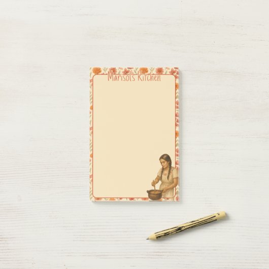 "La Cocina de Mama" My Recipes Post-it Notes (Op bureau)