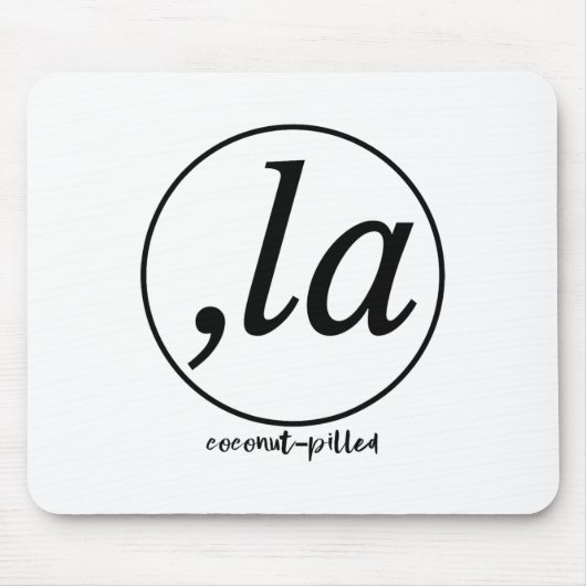 La Coconut Pilled Kamala Harris Vrouwen Muismat (Voorkant)