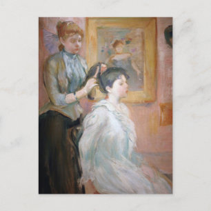 La Coiffure   Berthe Morisot Briefkaart