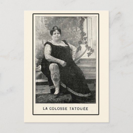 La Colosse Tatouee-kaarten en -Briefkaarten Briefkaart (Voorkant)