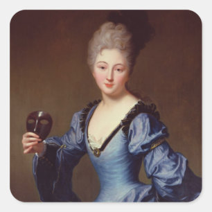 La Comtesse de Bersac Vierkante Sticker