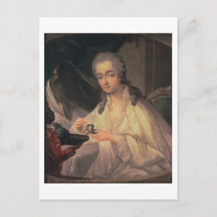 La Comtesse du Barry (1743-93) (olie op doek) Briefkaart