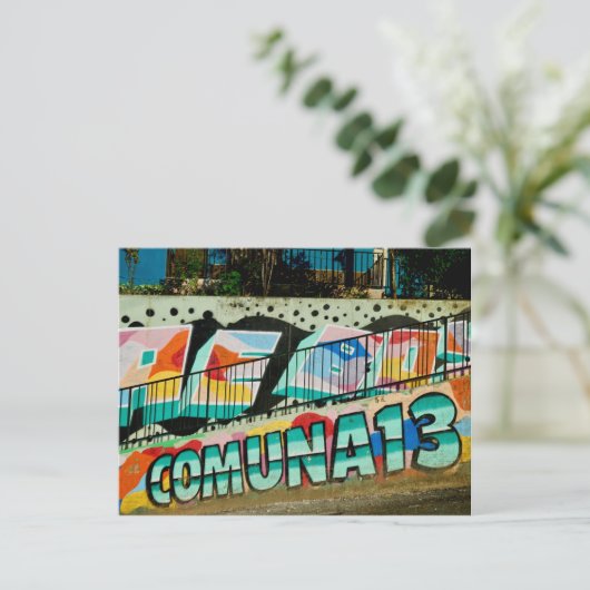 La Comuna 13 | Medellín, gemeente San Javier 13 Briefkaart (Staand voorkant)