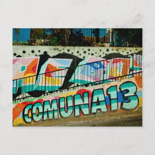 La Comuna 13 Medellín, gemeente San Javier 13 Briefkaart