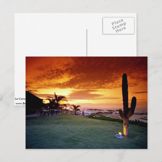 La Concha restaurant, Baja, Mexico Briefkaart (Voorkant / Achterkant)