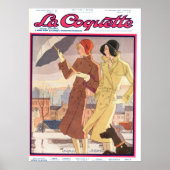 La Coquette Umbrella Girl Poster (Voorkant)