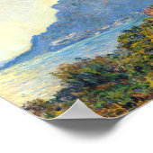 La Corniche bij Monaco door Claude Monet Poster (Hoek)