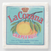 La Corona Grapefruit marble Onderzetter (Voorkant)