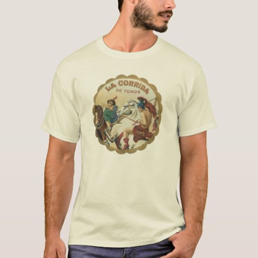 La Corrido de Toros Cigar Label T-shirt (Voorkant)