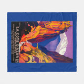La Cote D'Azur  posterEuropa 2 Fleece Deken (Voorkant (Horizontaal))