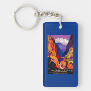 La Cote D'Azur  posterEuropa 2 Sleutelhanger