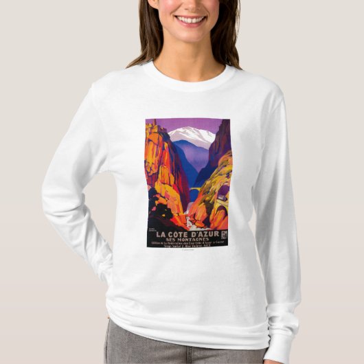 La Cote D'Azur posterEuropa T-shirt (Voorkant)