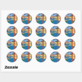 La Cote D'azur Ronde Sticker (Vel)