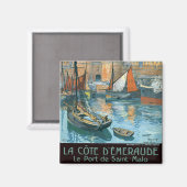 La Côte d'Émeraude Magneet (Voorkant / Achterkant)