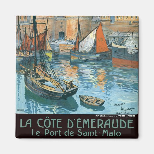 La Côte d'Émeraude Magneet (Voorkant)