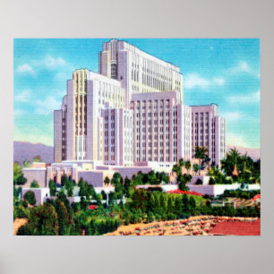 LA County Algemene Ziekenhuis Poster