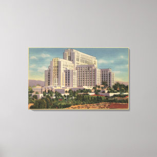 LA County General Hospital Canvas Afdruk