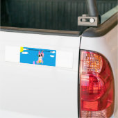 LA Critter Cici de Kat bumpersticker (Op Truck)