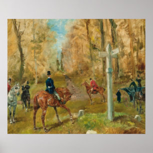 La croisee des chemins, 1883 (olie op doek) poster