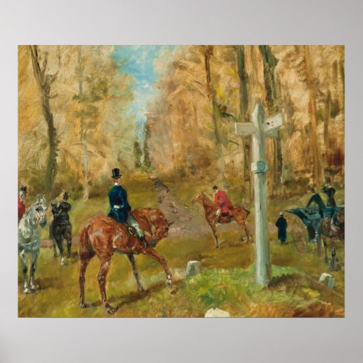 La croisee des chemins, 1883 (olie op doek) poster (Voorkant)