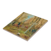 La croisee des chemins, 1883 (olie op doek) tegeltje (Zijkant)