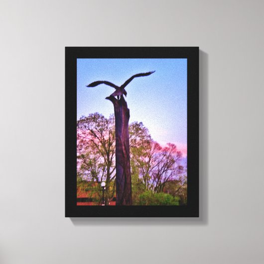 La Crosse Eagle Canvas Afdruk (Voorkant)