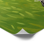 LA CROSSE EN ACTION (Lacrosse in Actie) Poster (Hoek)