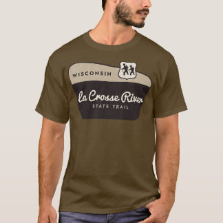 La Crosse River State Trail Wisconsin Welkomstbord T-shirt