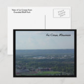 La Crosse Wisconsin Briefkaart (Voorkant / Achterkant)