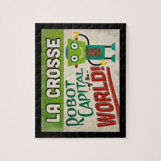 La Crosse Wisconsin Robot - Funny Legpuzzel (Verticaal)