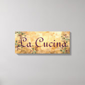La Cucina Old World European Style Canvas Afdruk (Voorkant)