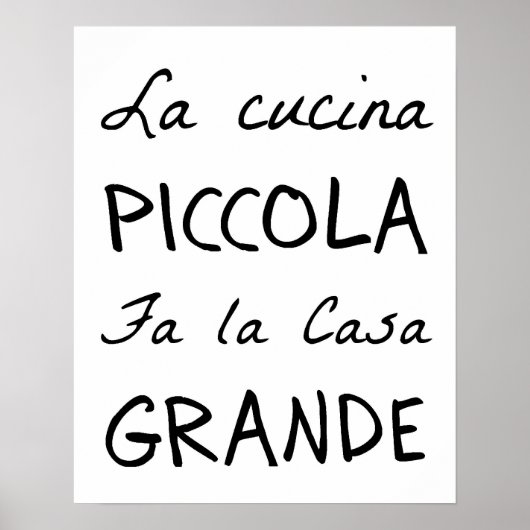 La Cucina (The Kitchen) Poster (Voorkant)