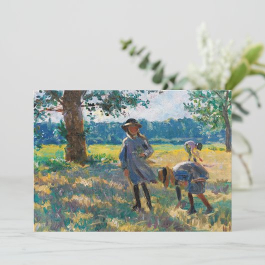 La Cueillette des Fleurs | Henri Lebasque (Staand voorkant)