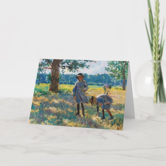 La Cueillette des Fleurs | Henri Lebasque Kaart (Voorkant)