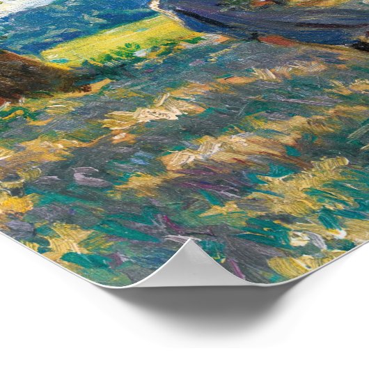 La Cueillette des Fleurs | Henri Lebasque Poster (Hoek)