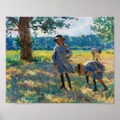 La Cueillette des Fleurs | Henri Lebasque Poster (Voorkant)