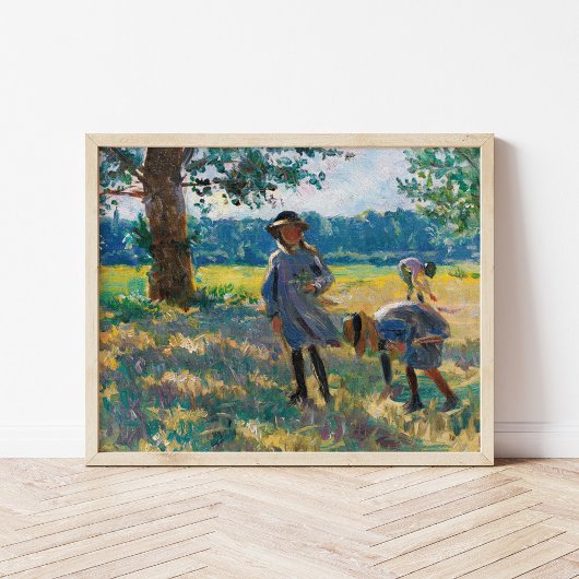 La Cueillette des Fleurs | Henri Lebasque Poster