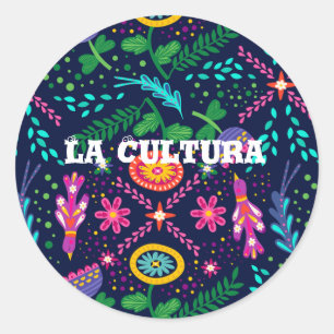 La Cultura Hispanic maand Ronde Sticker