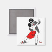 La Cumparsita Tango Magneet (Voorkant / Achterkant)